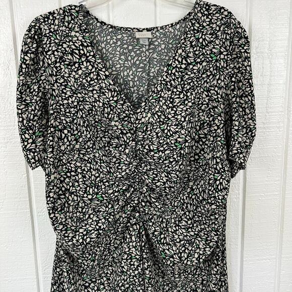 New Day Target Women Short Sleeve Floral Maxi Dress Work Office Career Size XXL - Picture 4 of 9